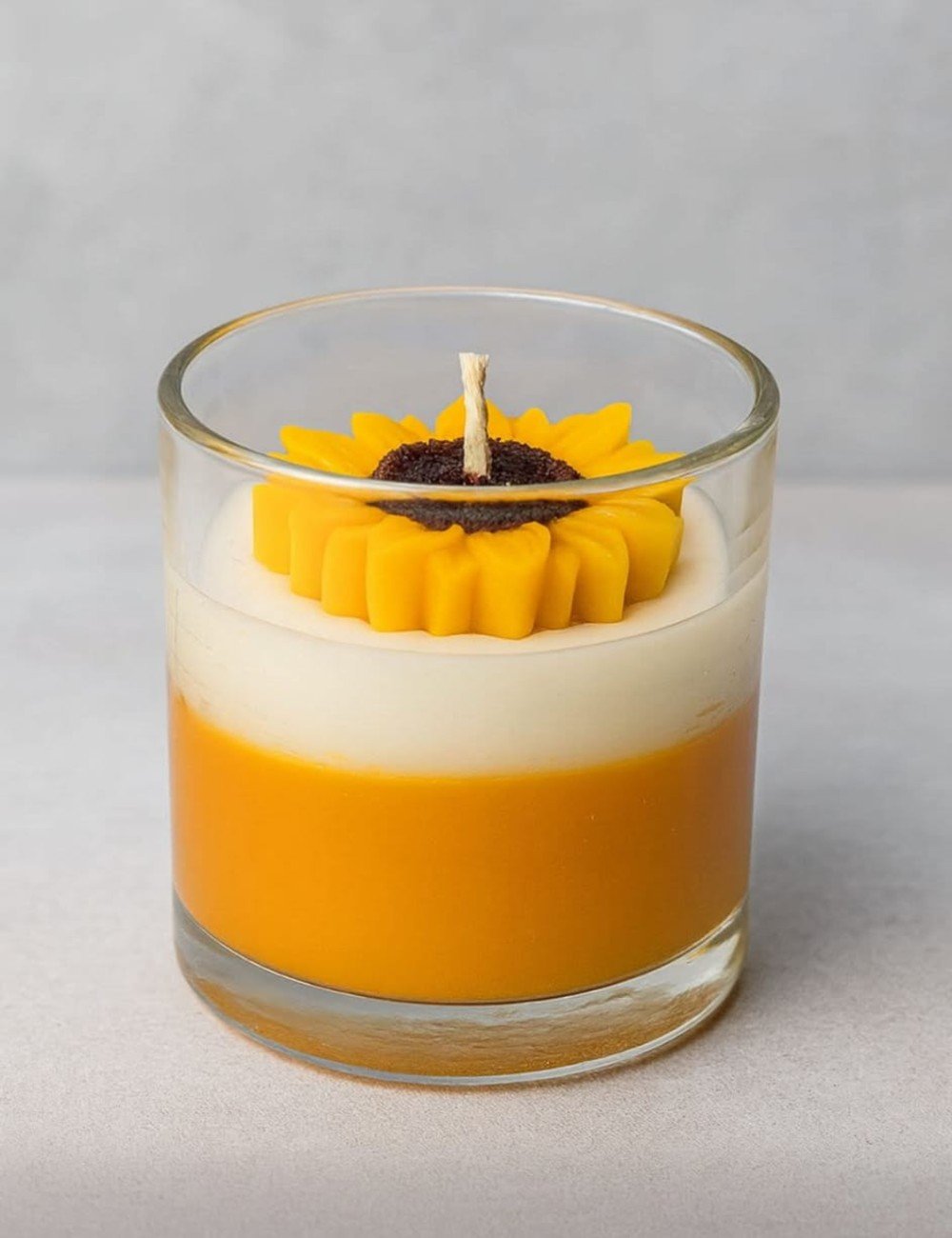 scented glass jar candle